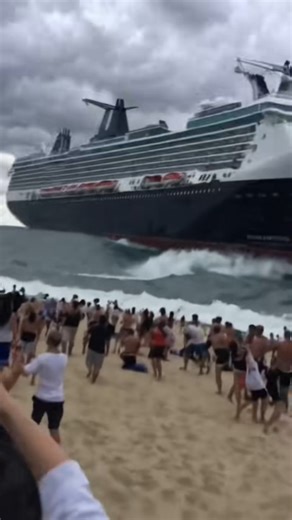 Earth Of Spectral - Unleashing Earth’s Wrath on Instagram: "🚢🌊 When a Cruise Ship Loses Control — Chaos on the Shoreline ☠️ It wasn’t docking. It was drifting toward disaster. A floating city… suddenly powerless. 🌪️ Storm-Driven Failure: Wind and waves overpower massive engines ⚠️ No Steering Control: Thousands of tons moving with the sea 🏖️ Beach Impact: Steel meets land at unstoppable force 🏃 People Fleeing: Panic spreads faster than warnings 💀 Silent Threat: One wrong angle could turn t