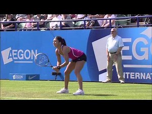 Heather Watson's 2013 Aegon International first round victory against Varvara Lepchenko