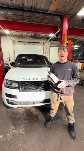 Changing differential and transfer case fluid on a Range Rover! #rangerover #fyp #cars #tiktok #funny