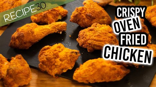 Crispy oven-fried chicken made easy
