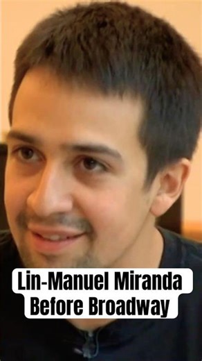 Lin-Manuel Miranda Throwback Before Hamilton #broadway