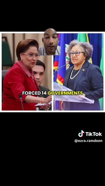 Kamla made 14 CARICOM leaders blink ⚖️🇹🇹😱 #trinidad #caricom #caribbean #ccj #barnett