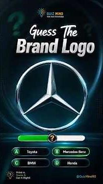 Guess The Brand Logo Quiz 🤔 Only Geniuses Score 10/10