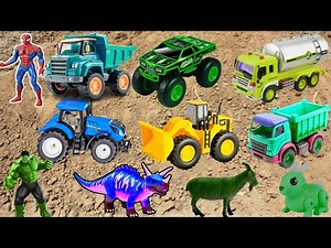 wow 😲 Helicopter Cartoon for Kids 🤩 Gadi Wala Video | Toy Truck Tractor JCB Jeep Car | Kids Cartoon