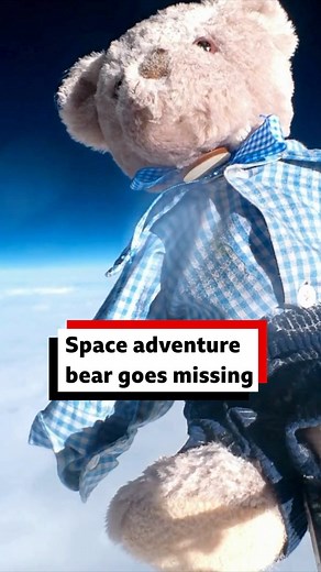 10K views · 26 reactions | Watch the moment Bradfield Bear can't hold on to a weather balloon that had been launched towards space by a school in Hampshire and he plummets back to Earth   笠 They're now asking for your help to find him in the Henley area. More here: https://bbc.in/4iCd0Jj #oxfordshire #bbcoxfordshire #space #spacebear #weatherbaloon | BBC Oxfordshire | Facebook