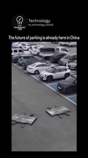 Technology on Instagram: "The future of parking is already here in China, where advanced automated parking systems are transforming urban mobility. These smart parking garages use robotic platforms, elevators, and AI to park and retrieve vehicles without human intervention. Drivers simply leave their cars at an entry bay, and the system transports them to an available slot with precision. This technology saves space, reduces traffic congestion, cuts emissions from circling vehicles, and enhances