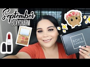 SEPTEMBER BOXYCHARM 2019 UNBOXING