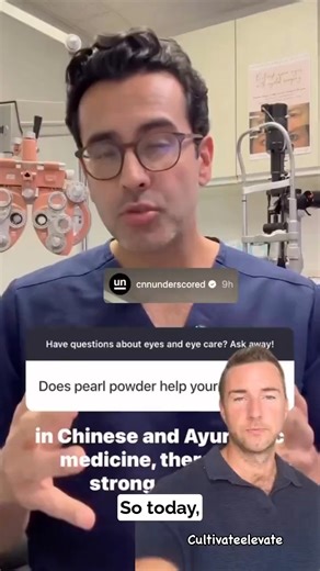 CultivateElevate on Instagram: "CNN eye doc says pearl powder has not been proven to heal eyesight.... lies to keep their patients for life. 💰 https://cultivateelevate.com/search.php?search_query=pearl&section=product Book: Take off your glasses and see. It's free. #cultivateelevate #pearlpowder #eyesight"