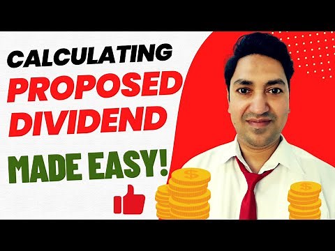 How to Calculate PROPOSED DIVIDEND?