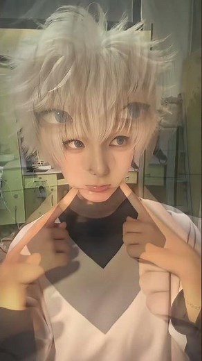 killua :3 #killuacosplay #cosplay #edit #douyin #hunterxhunter