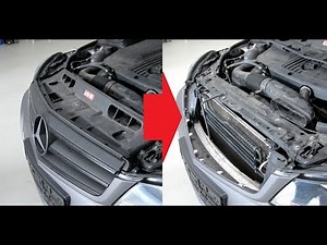 Front grill removal Mercedes C klasse W204