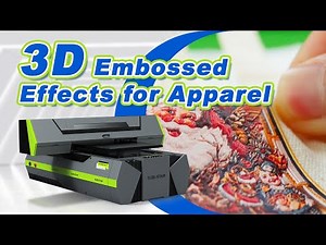 How UV Flatbed Printer Create 3D Embossed Effects for Apparel？