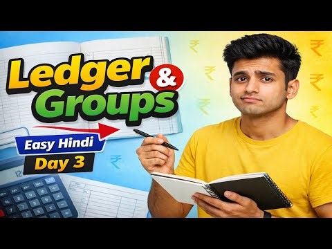 Tally Day 3 : Ledger & Groups | #tally #gst #incometax #tallyprime