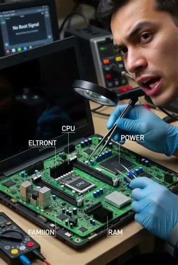 💽Laptop Motherboard Kaise Kaam Karta Hai? ⚡#laptop #motherhood