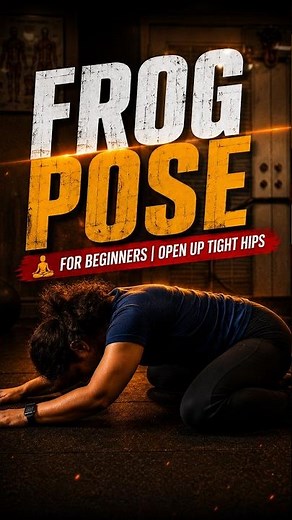 Frog Pose for Beginners 🧘‍♂️ | Open Up Tight Hips #hipmobility