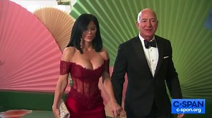 Jeff Bezos, Lauren Sanchez arrive for State Dinner for Japan