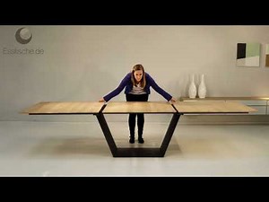 Esstisch Holz Metall ausziehbar - Kampen 2