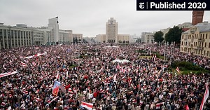 ‘We Just Want Him to Leave’: Protests Persist Against Belarus’s Leader
