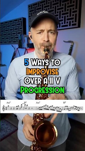5 Ways to Jam over ii V - with Transcription!