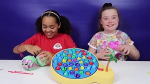 Lets Go Fishing Game Toy Challenge | LOL Surprise Dolls