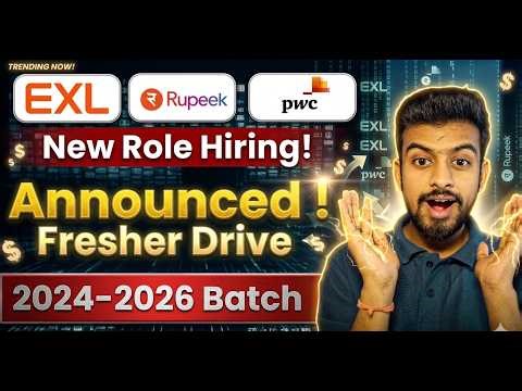 Exl, Rupeek, Guidepoint New Hiring | OFF Campus Drive For 2026, 2025, 2024 Batch | Fresher Jobs
