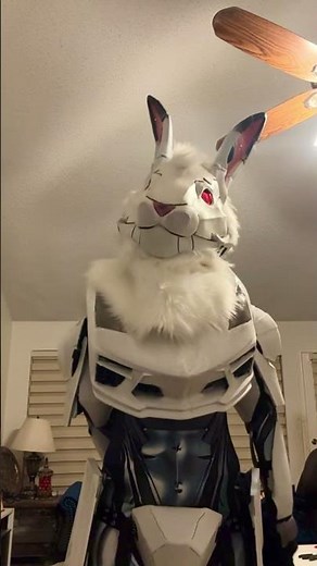 Can’t terminate a bunny bot. #furry #cosplay #OC #hybrid #rabbit #bunny #cybertronian #cosplayer