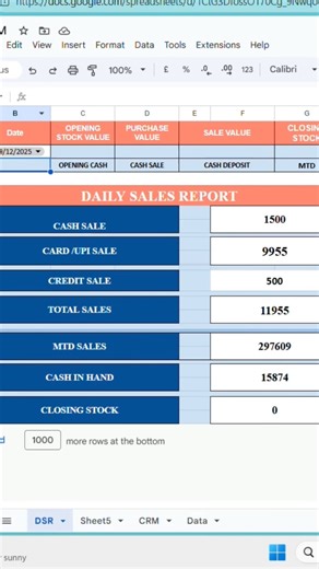 # DSR #crm #Excel Tips can use formula