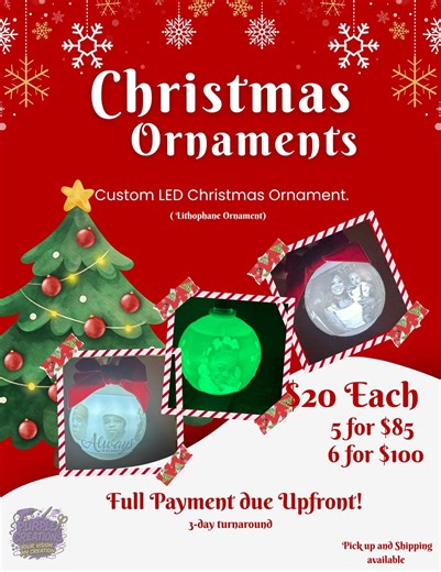 Lithophane 3d Ornaments (led Ornaments ) - Etsy