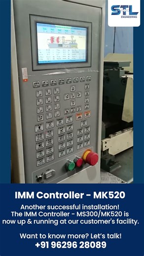 IMM Controller MK520 Installed Successfully | STL Engineering