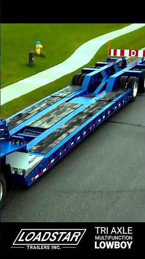 Loadstar Trailers Tri Axle Multifunction Lowboy Blue