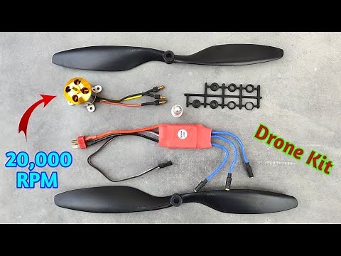 A2212 1000Kv Brushless Motor,30a Esc Electric Speed Controller & Peopeller Set Kit For Rc Quadcopter