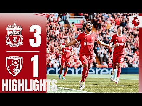 Liverpool 3-1 Bournemouth: HIGHLIGHTS | Salah, Diaz and Jota all score at Anfield
