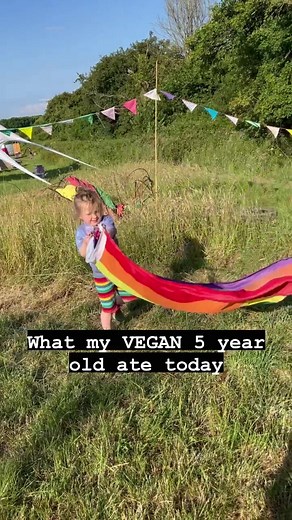 What my VEGAN 5 year old ate today 🌱 abundant & vibrant healthy whole foods!! Breakfast- avocado on rye toast, watermelon and an orange Lunch - oil free Spanish omelette (recipe in my 3rd meal plan), cucumber, orange, oil free hummus (recipe in my 1st meal plan), dates & peanut butter Snack - 2 cups of frozen mango, 3 fat free whole food mozzarella balls, a banana Dinner - 3 slices of pizza, broccoli & scrambled tofu (which she rejected) This is for inspiration, every kid is different and has t