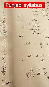 CSS Punjabi Subject | Punjabi CSS lectures|CSS PMS Punjabi syllabus #csspunjabilectures #csspunjabi