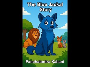🟦 नीला सियार | Panchatantra Kahani | The Blue Jackal Story in Hindi | बच्चों की नैतिक कहानी | Moral