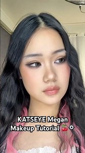 KATSEYE Megan Full Makeup Tutorial 🍒👁️‍🗨️ #katseye #megan #internetgirl #makeup #makeuptutorial