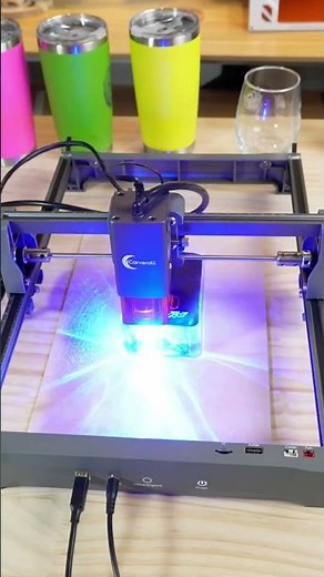 Laser Engraving on Glass Bottle 🍷✨