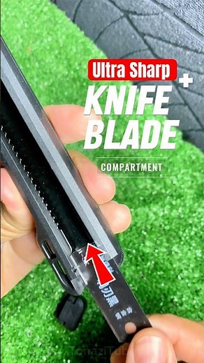 Ultra Sharp Utility Knife with Blade Compartment #jingpin #knifereview #sharpknife