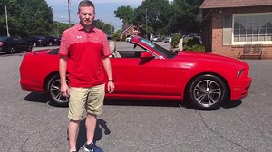 Brett Martin showing off this beautiful convertible 2014 Ford...