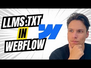 How to Add llms.txt file to Your Webflow Site (Full Tutorial)