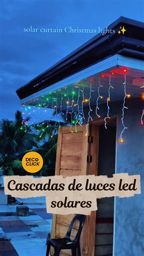 1.6K reactions · 64 shares | CASCADAS DE LUCES LED SOLARES ✨ Decora el exterior de tu hogar, jardín, evento con cascadas solares Colores disponibles: amarillo, blanco, multicolor, azul sujetos a disponibilidad Medidas: 2.5 tms Q70 5 mts Q99 7.5 mts Q135 10 mts Q175 12.5 mts Q199 12.5 mts PAGO CONTRA ENTREGA Hacemos envíos a toda Guatemala por un costo extra  Realiza tu pedido vía inbox o por WhatsApp: https://wa.me/50251348326 | DECO CLICK | Facebook