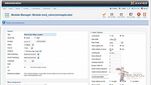 Joomla Module - Ral Vector Map Location