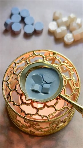 Satisfying Blue Baby Feet Wax Seal 🩵