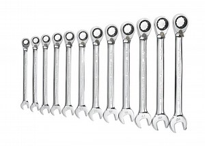 9620N 12 Piece 72-Tooth 12 Point Reversible Ratcheting Combination Metric Wrench Set - Gearwrench