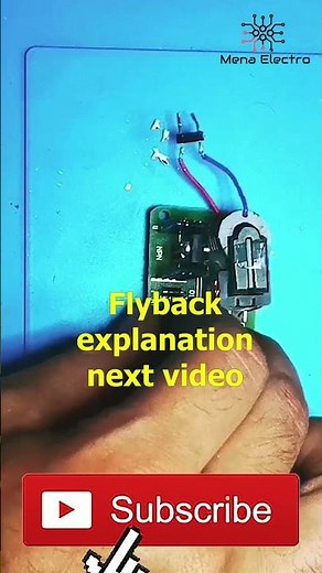 Fly back transformer in action from 4.5 Volt to 15000Kvolt #Shorts