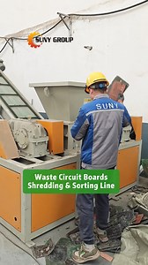 173K views · 1.1K reactions | Waste Circuit Boards Shredding & Sorting Line #PCBrecycling #ewasterecycling #ewasteplant | Suny Machinery | Facebook