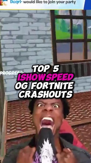 Top 5 IshowSpeed OG Fortnite Crashouts | #top5 #ishowspeedclipz #crashout #moments #ogfortnite #fyp