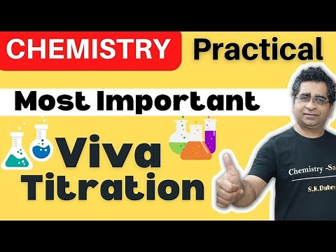 CBSE CLASS-XII CHEMISTRY TITRATION VIVA QUESTIONS