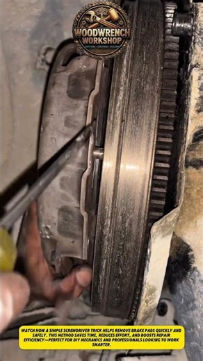 Brake Pad Removal Hack Using a Screwdriver | Fast & Easy DIY Fix!