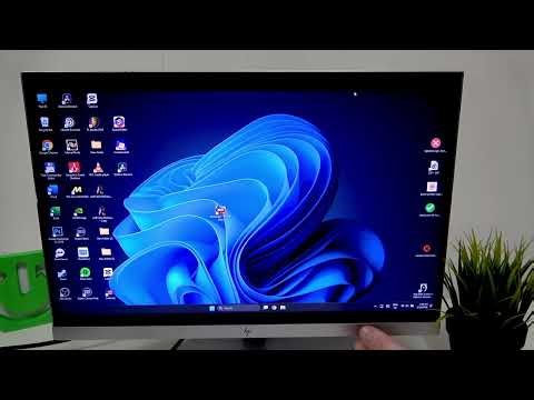 HP EliteDisplay E243i – How to Adjust Monitor Sharpness